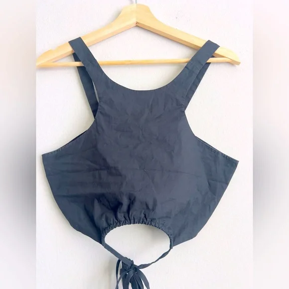 Elodie Black Crop Top - Picture 3 of 6